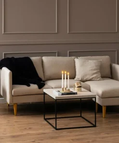 AC Design Furniture Sofa 2-seter med sjeselong Milly