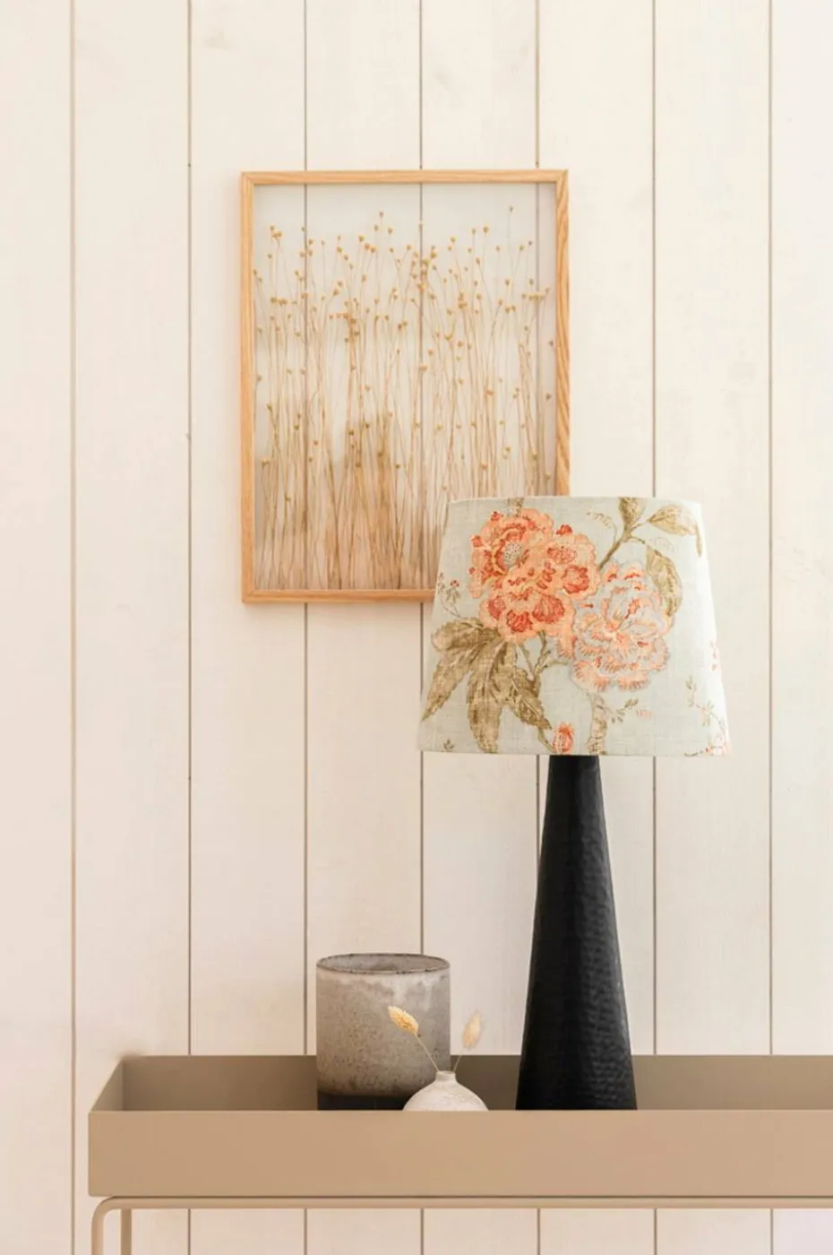 Alde & Lind Lampeskjerm Alice D27 oval Flower
