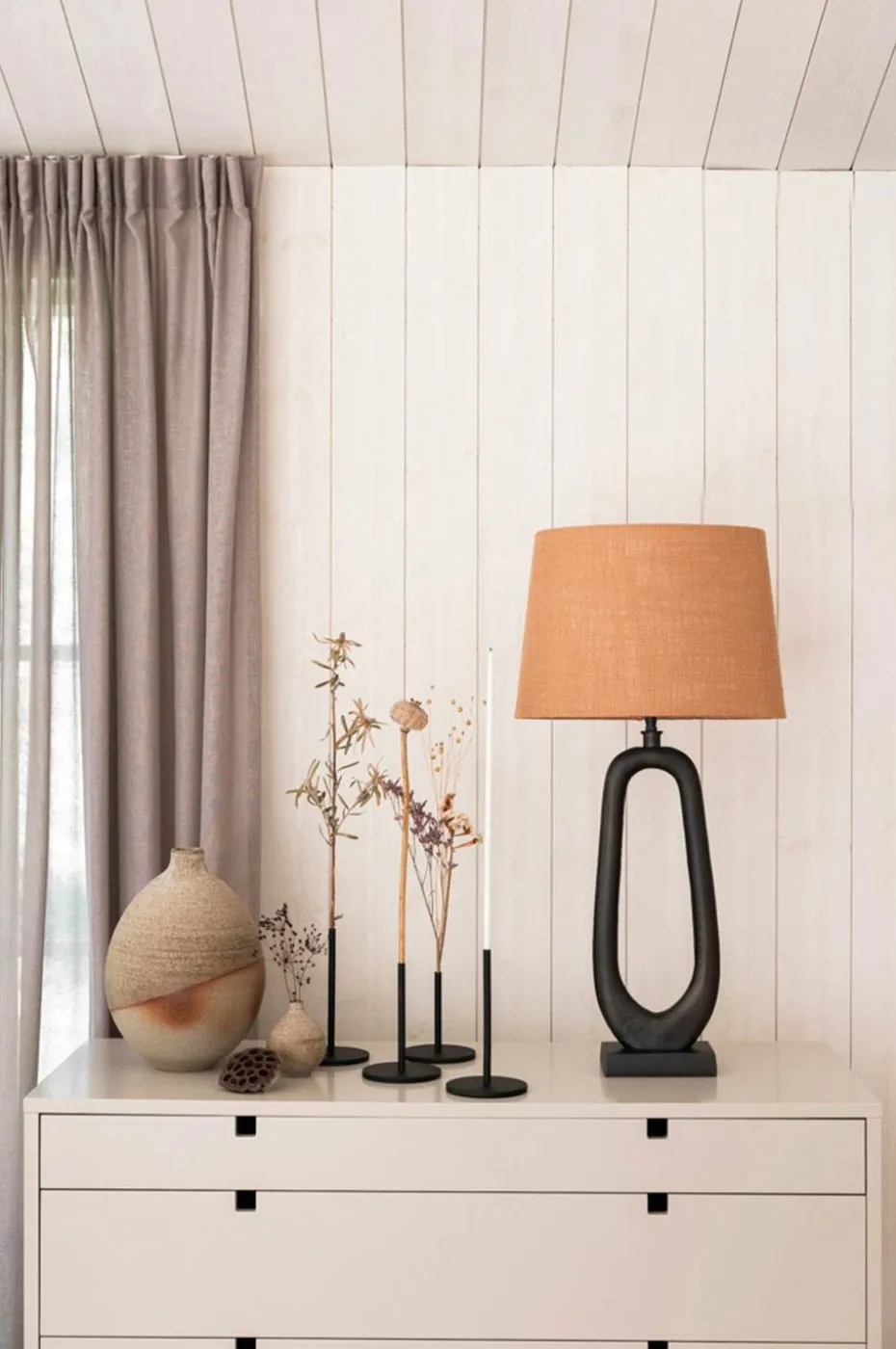 Alde & Lind Lampeskjerm Alice D35 oval Grain