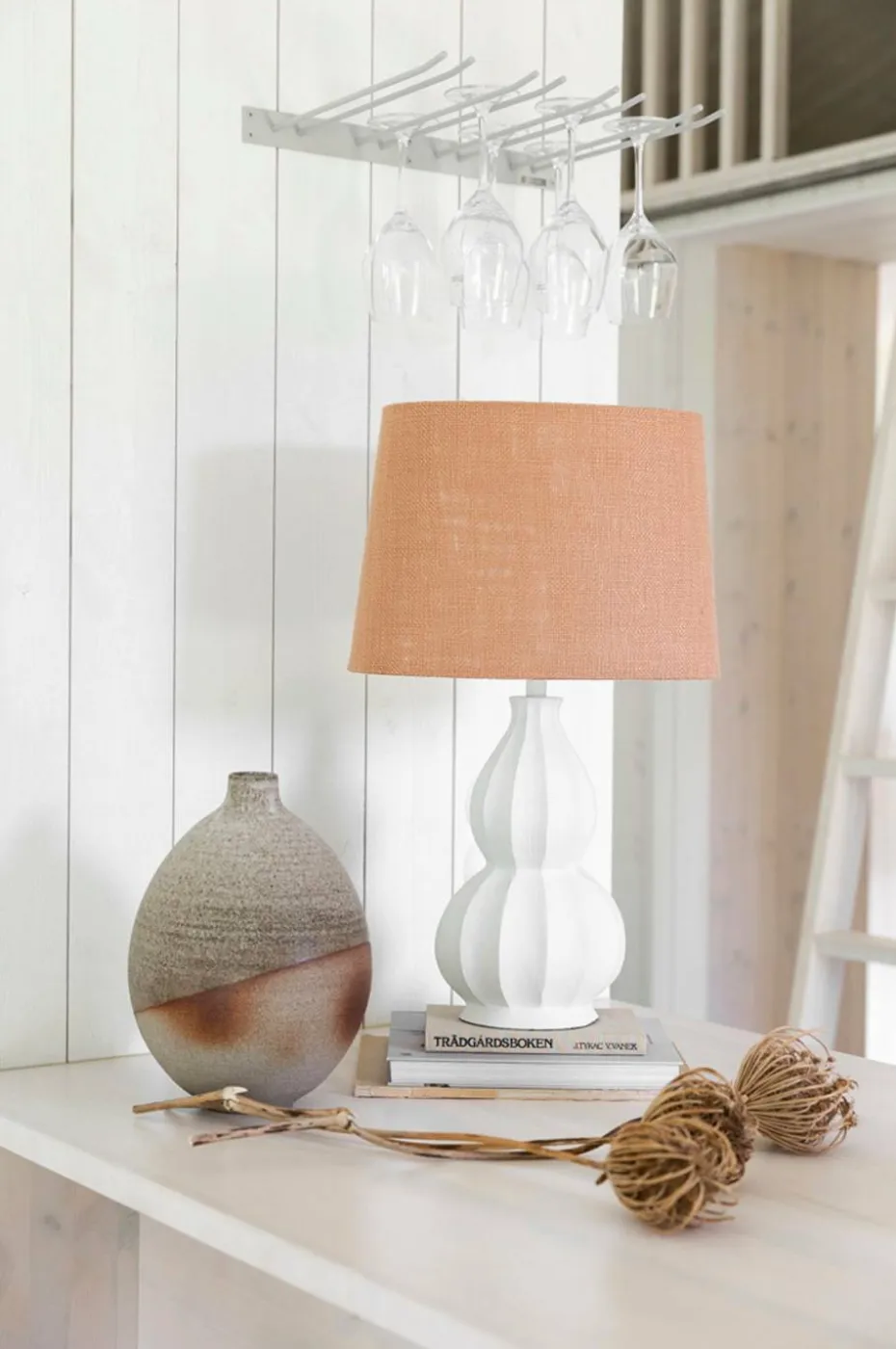 Alde & Lind Lampeskjerm Alice D35 oval Grain