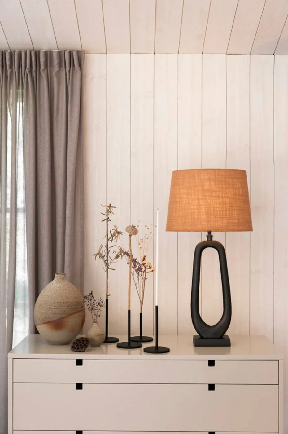 Alde & Lind Lampeskjerm Alice D35 oval Grain