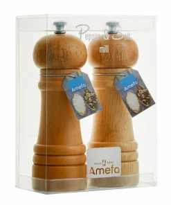 Amefa Salt- og pepperkvern Wood Sett med 2
