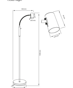 Aneta Lighting Gulvlampe Hugin