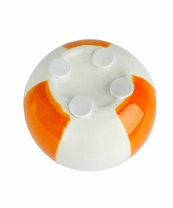 Balvi Keramisk lysestake Beachball, Gul