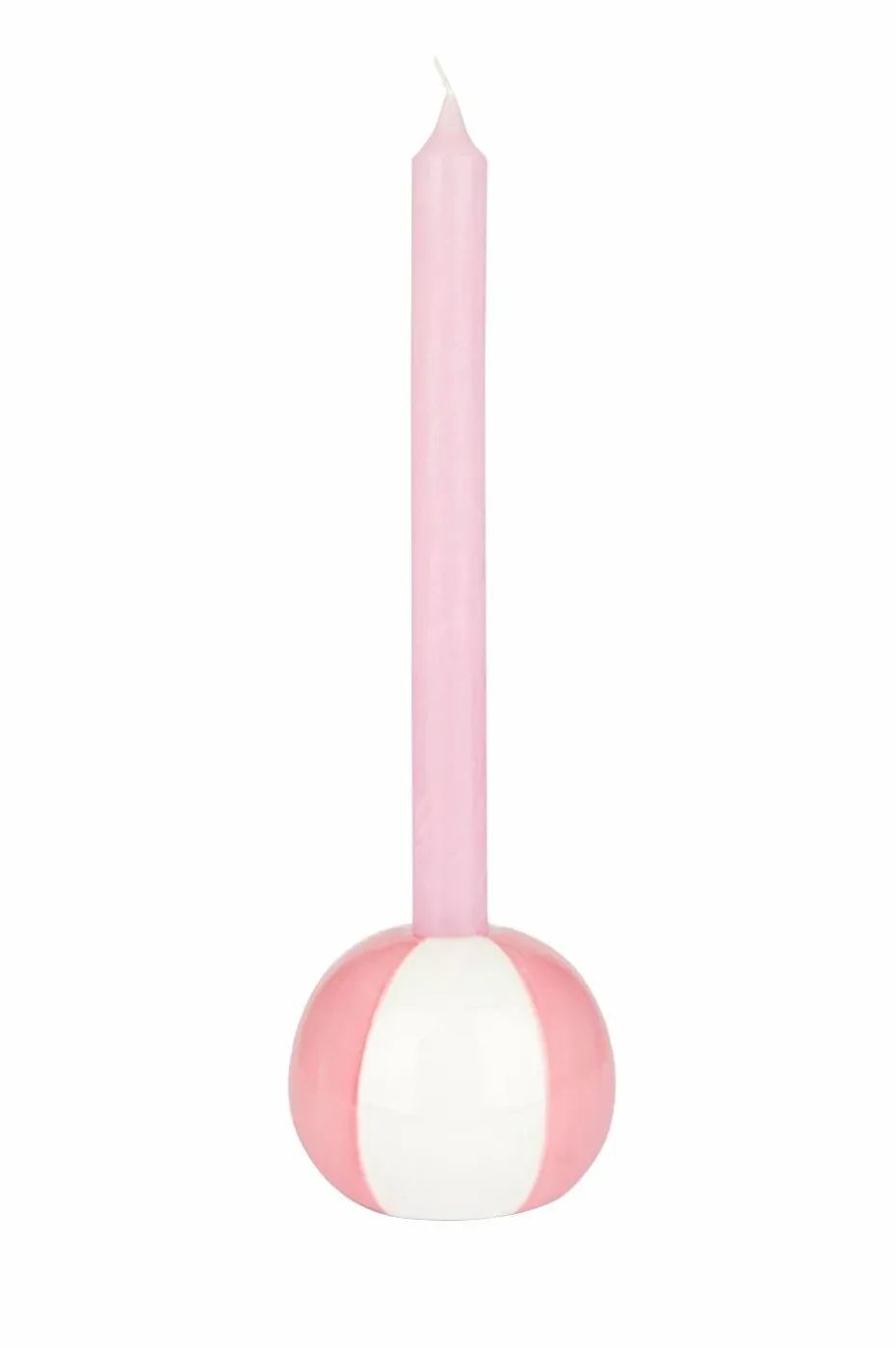 Balvi Keramisk lysestake Beachball, Gul
