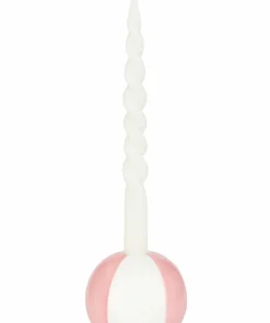 Balvi Keramisk lysestake Beachball, Gul