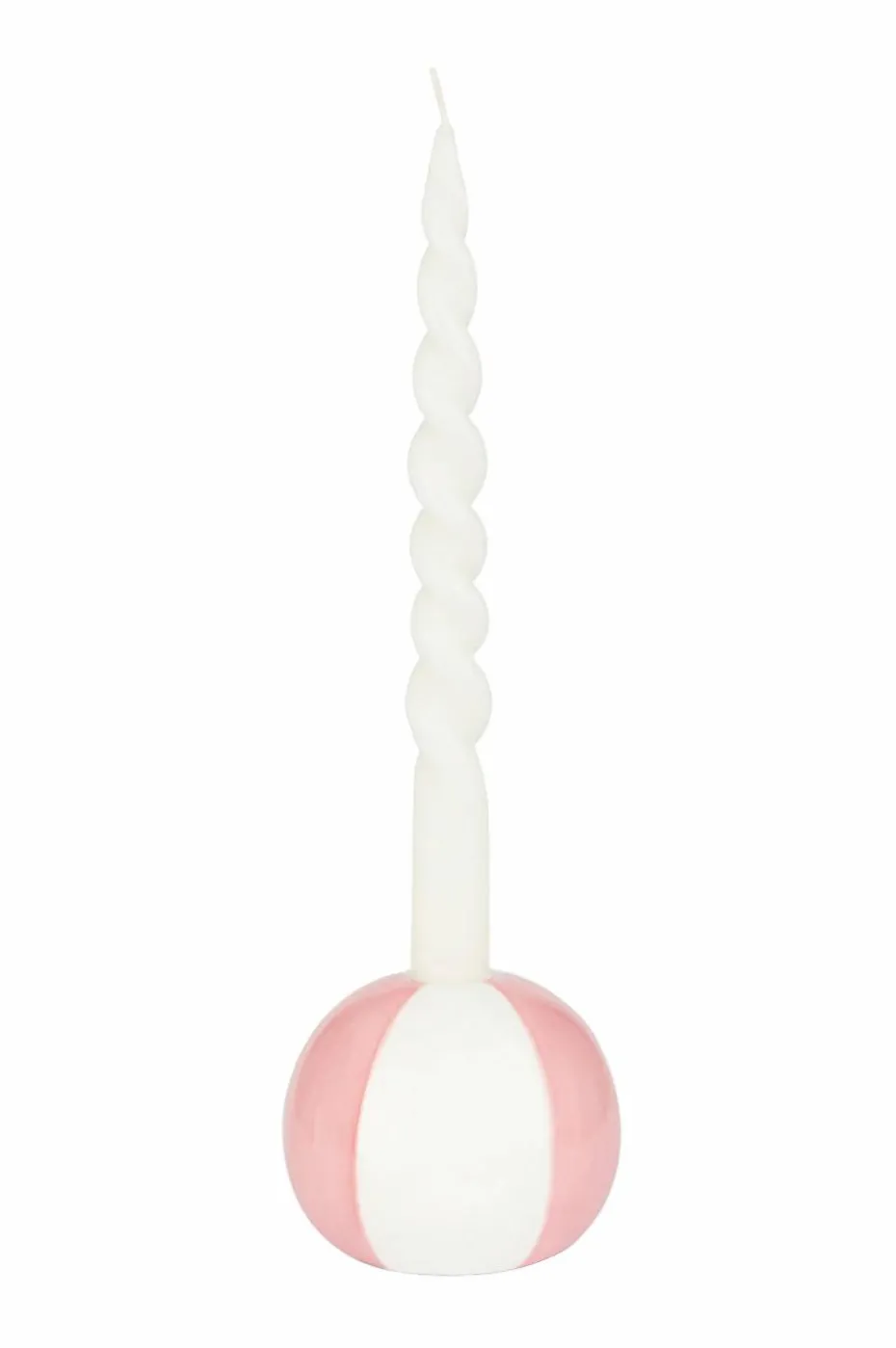 Balvi Keramisk lysestake Beachball, Gul