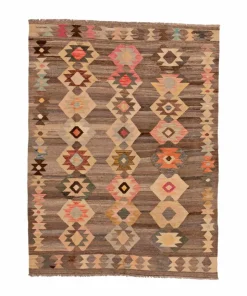 Bargi Ullteppe Kelim Raw Natural 153x201 cm