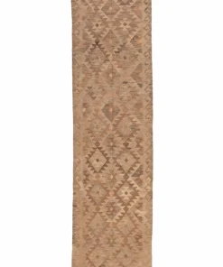 Bargi Ullteppe Kelim Raw Natural 79x297 cm