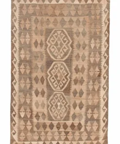 Bargi Ullteppe Kelim Raw Natural 126x202 cm