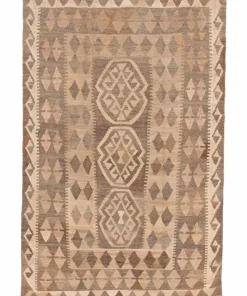 Bargi Ullteppe Kelim Raw Natural 126x202 cm