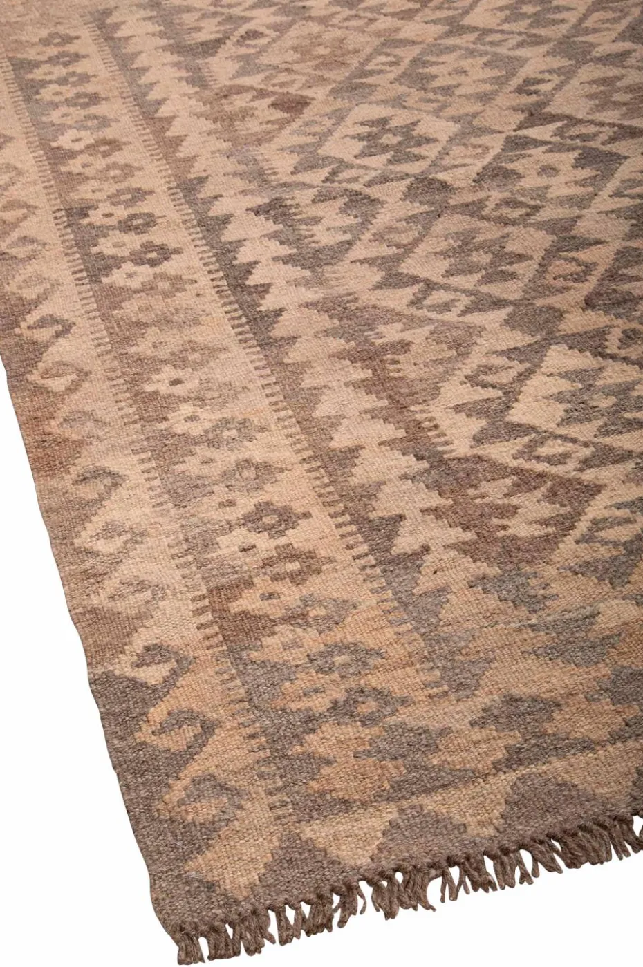 Bargi Ullteppe Kelim Raw Natural 198x303 cm