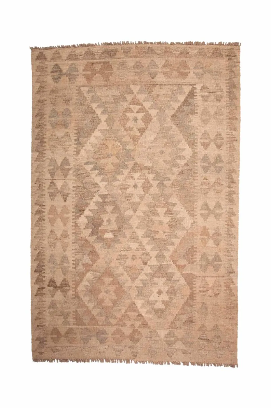 Bargi Woolcarpet Kilim Raw Natural 100x153 cm