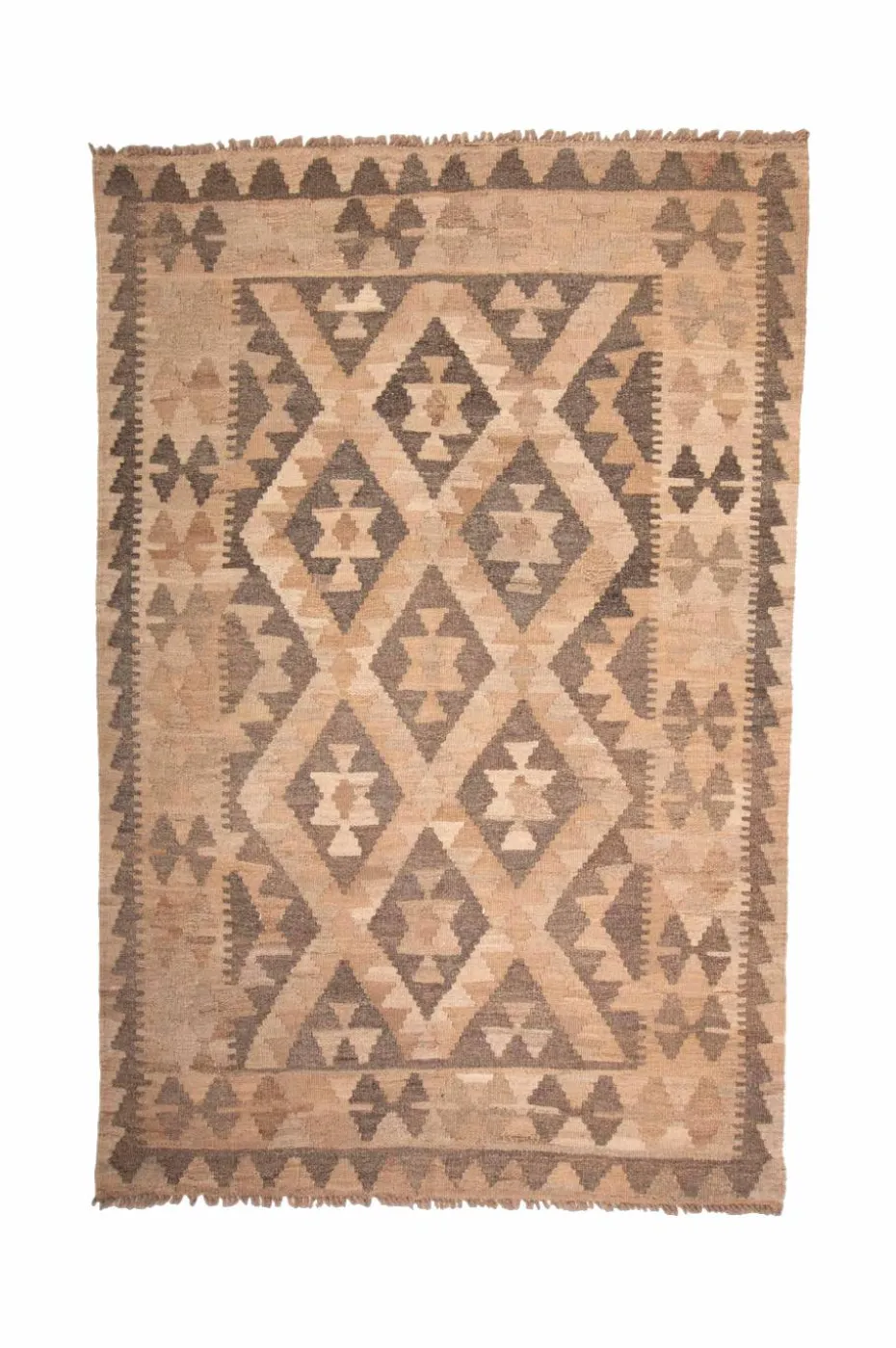 Bargi Woolcarpet Kilim Raw Natural 100x153 cm