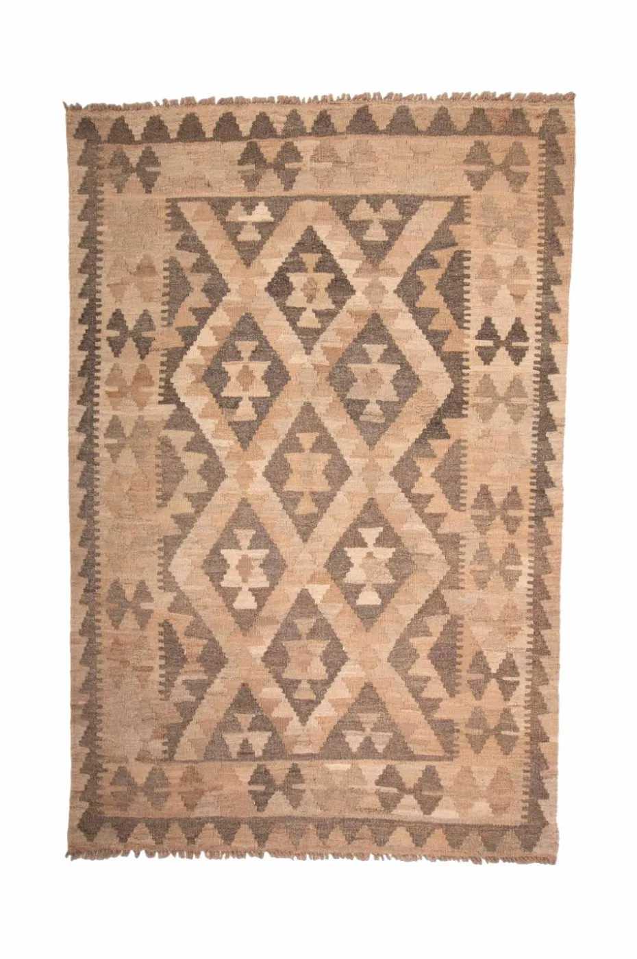 Bargi Woolcarpet Kilim Raw Natural 100x153 cm