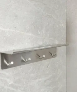 Beslag Design Base - Krokskinne med hylle