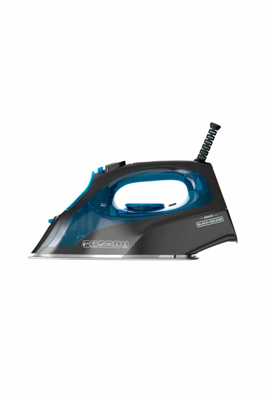 Black & Decker Dampstrykejern 2600W Blå