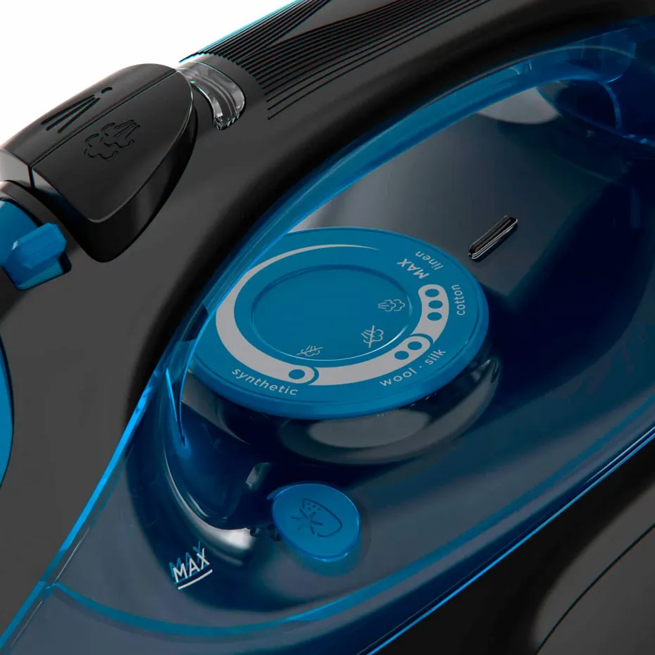 Black & Decker Dampstrykejern 2600W Blå