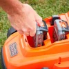 Black & Decker Gressklipper 2x18V 2.5Ah 33cm Batteri inkludert