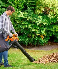 Black & Decker Løvblåser 2500W Blåse- & Sugefunksjon