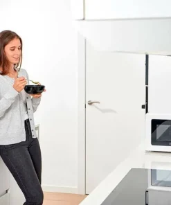 Black & Decker Mikrobølgeovn 20 L 700W Hvit