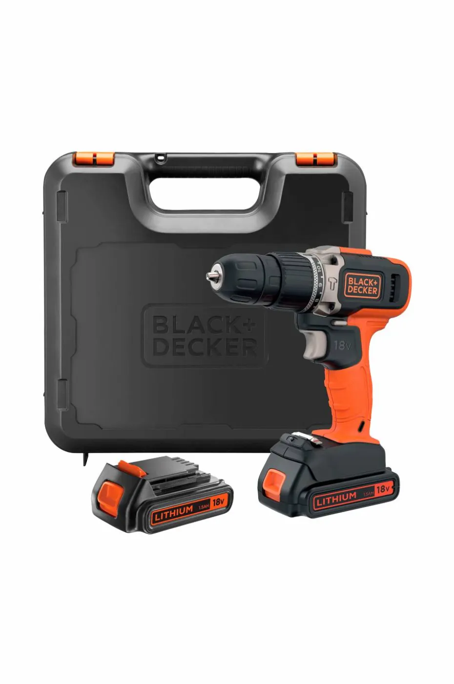 Black & Decker Slagbormaskin 18V litium-ion 2X1,5AH