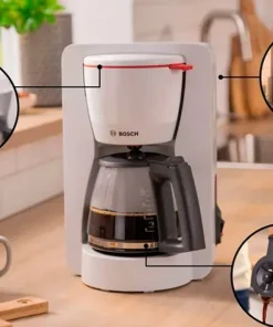 Bosch Kaffetrakter Tka2m111 Hvit 1200watt avtagbar tank