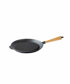Carl Victor Grillpanne i støpejern diameter 28 cm