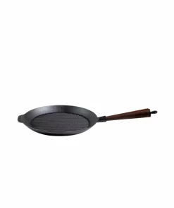 Carl Victor Grillpanne i støpejern diameter 28 cm