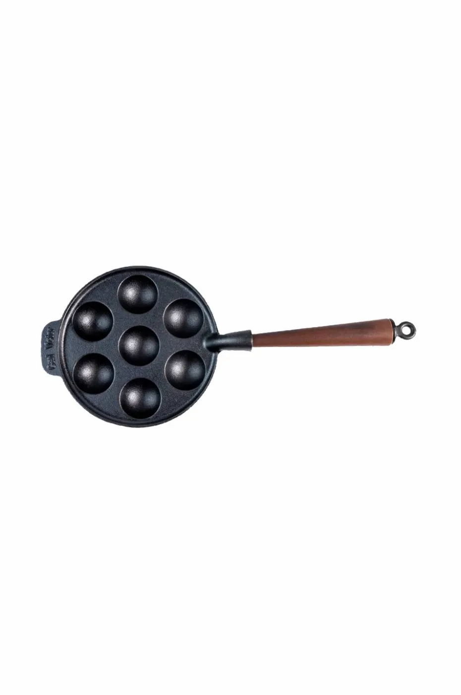 Carl Victor Munkepanne med trehåndtak diameter 22 cm