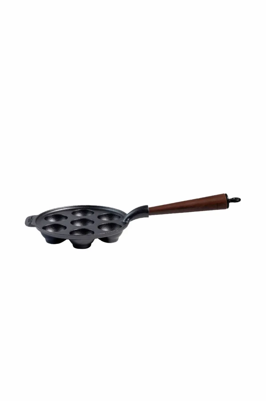 Carl Victor Munkepanne med trehåndtak diameter 22 cm