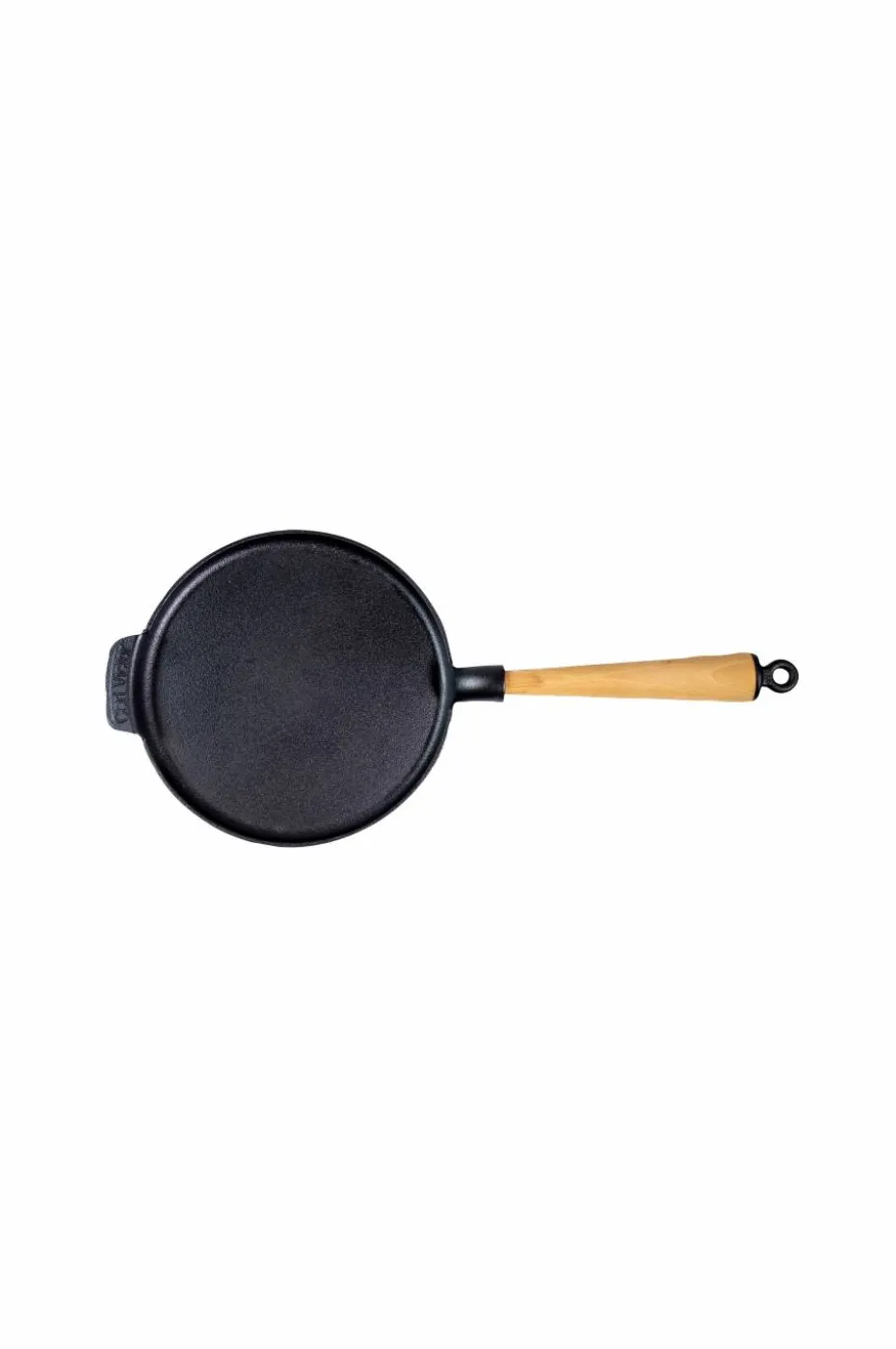 Carl Victor Pannekakejern i støpejern diameter 23 cm