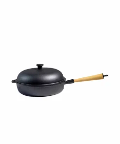 Carl Victor Traktørpanne med lokk i støpejern diameter 25 cm