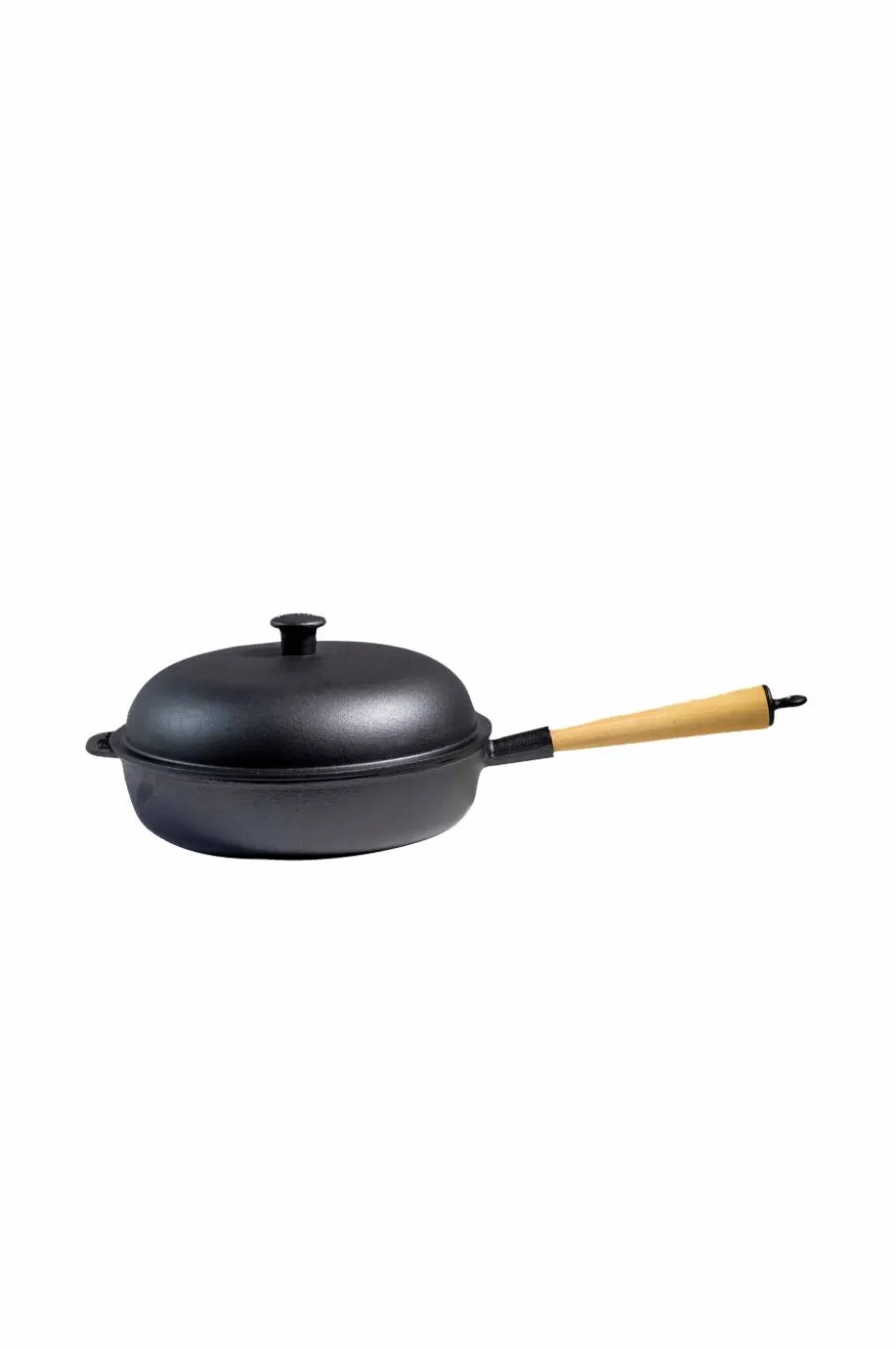 Carl Victor Traktørpanne med lokk i støpejern diameter 25 cm