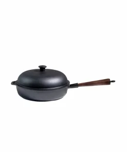 Carl Victor Traktørpanne med lokk i støpejern diameter 25 cm