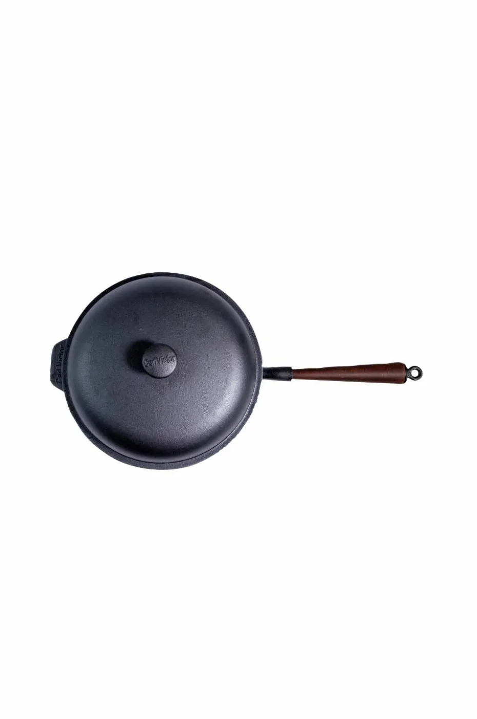 Carl Victor Traktørpanne med lokk i støpejern diameter 25 cm