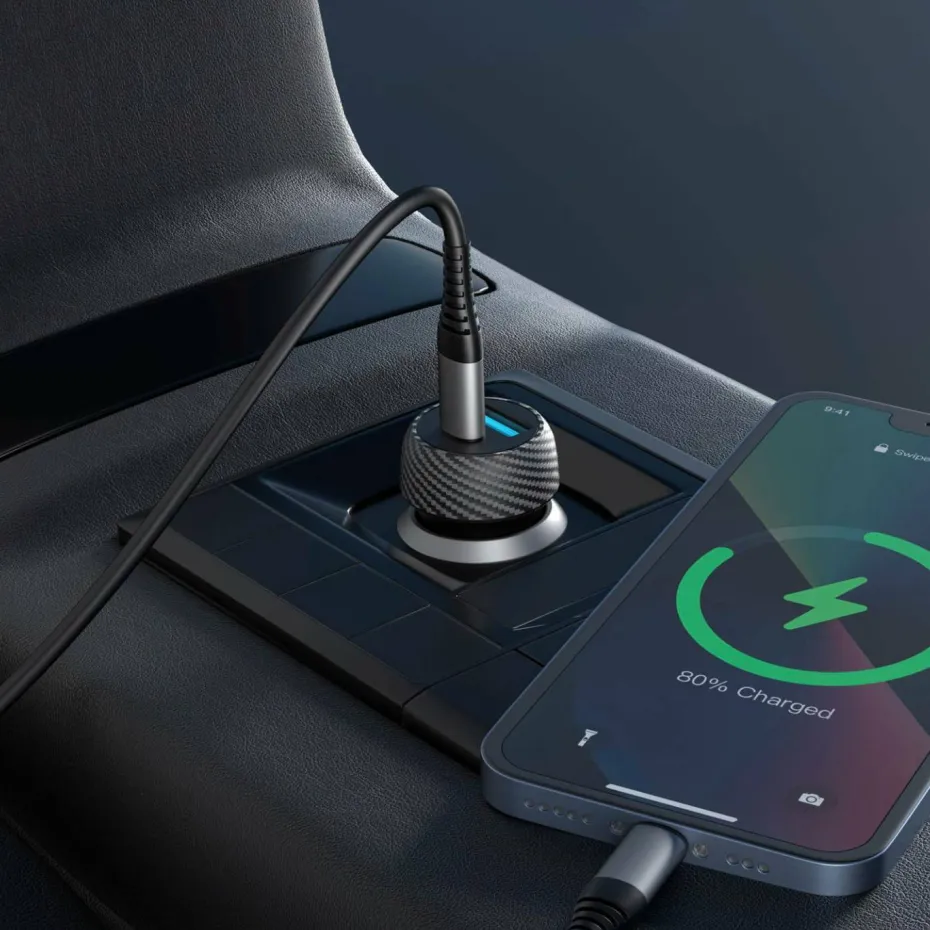 Celly Billader 1xusb-c PD 1xusb-a 45w