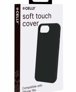Celly Cromo Soft Rubber Case Iphone SE 4 Svart