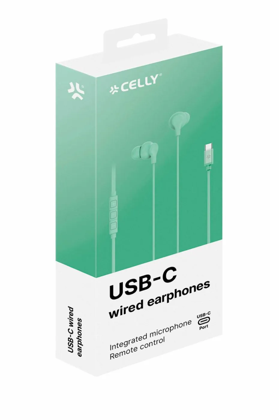 Celly Kabel for hodetelefoner i ørene USB-C UP1600