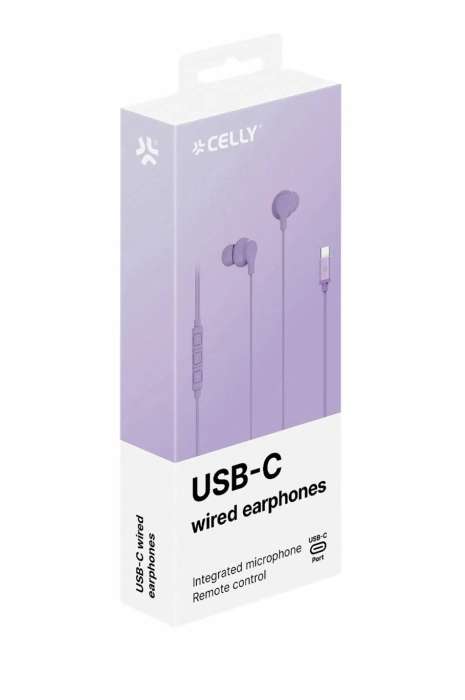 Celly Kabel for hodetelefoner i ørene USB-C UP1600