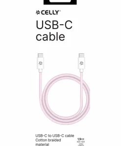 Celly Kabler USB-C – USB-C 60W 1,5 m