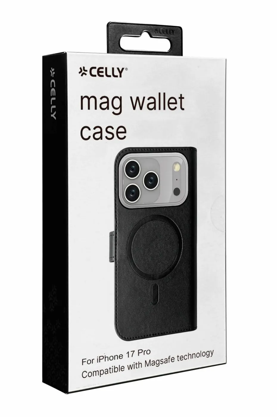 Celly Lommebokdeksel Wallet Case Magsafe Iphone 17 Pro
