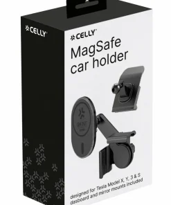 Celly MagSafe bilholder for Tesla Model X, Y, 3, S-skjerm + dashbord