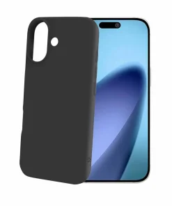 Celly Mobildeksel Cromo Soft Rubber Case Iphone 17 Svart