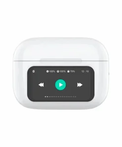 Celly Soundled True Wireless Bluetooth-hodesett med LED-skjerm hvit
