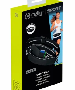 Celly Sportsbelte/telefonlomme maks 6,9" Svart