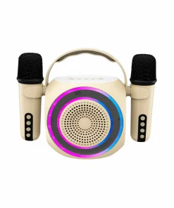 Celly Trådløs høyttaler RGB + 2 trådløse Mikrofoner Partymic2