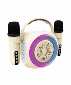 Celly Trådløs høyttaler RGB + 2 trådløse Mikrofoner Partymic2