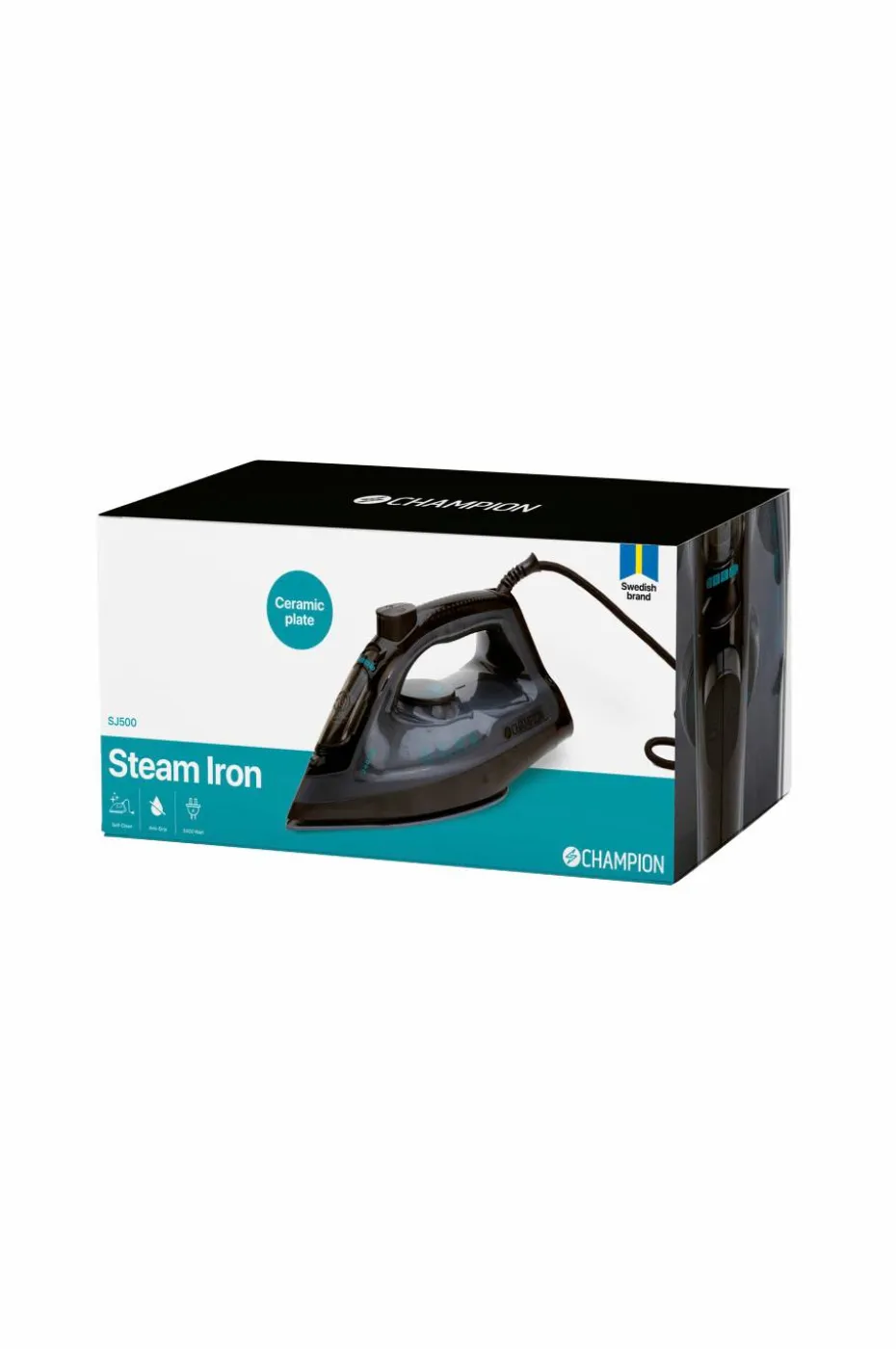 Champion Nordic Dampstrykejern Ceramic 2400W SJ500