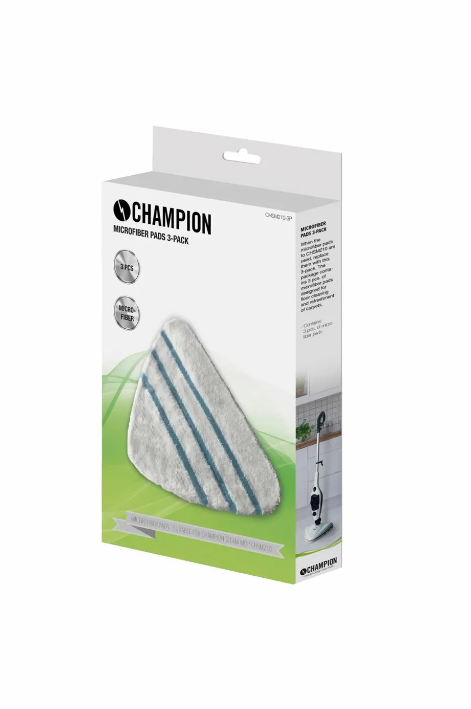 Champion Nordic Mikrofiberkluter 3-pk
